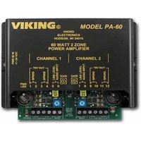 Viking PA-60 60 Watt 2-Zone Power Paging Amplifier