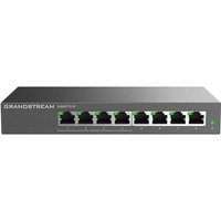 Layer 2 Unmanaged PoE Switch, 8 x GigE (4 PoE), Metal Case