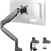 VIVO Pneumatic Arm Single Monitor Desk Mount