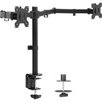 VIVO Dual Monitor Desk Mount Adjustable Stand - Black