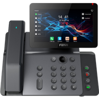 V66 Pro IP Phone Android 9.0 OS 7 in 1024*600 adjustable color touch screen 20 SIP Lines