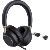 Yealink BH76 Plus Teams Bluetooth Wireless Headset Black - USB C/A