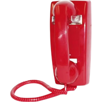 Viking Electronics Hotline Wall Phone Red