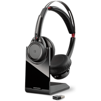 Poly Voyager Focus UC USB-A Bluetooth Headset w/Stand- Microsoft
