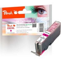 3ppp3 19% Rabatt auf Peach C551 XLM Druckerpatrone ersetzt Canon CLI551XLM