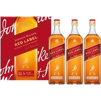 Johnnie Walker Red Label Blended Scotch Whisky Triple Pack 40% 3x1L