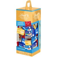 Lindt Napolitains assortierte Schweizer Schokolade mit gesalzenem Karamell