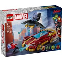 LEGO System A/S, Super Heroes Marvel, Iron Man Car & Black Panther vs. Red Hul