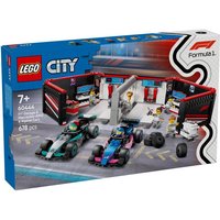 LEGO System A/S, City Project Alicia 2025, F1® Garage mit Mercedes-AMG & Alpine Rennautos