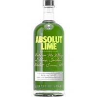 Absolut Vodka Lime 40% 1L