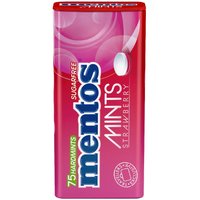Mentos zuckerfreie Minzpastillen mit Erdbeergeschmack, mit Süßungsmitteln