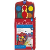 Faber-Castell, Farbkasten Connector 24 Farben rot