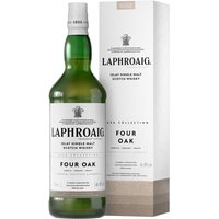 Laphroaig Four Oak Islay Single Malt Scotch Whisky 40% 1L Geschenkverpackung