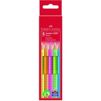 Faber-Castell, Buntstift Jumbo Grip Neon 5er-Etui