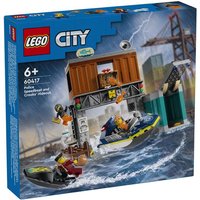 LEGO, City Police, Schnellboot der Polizei und Versteck der Gauner