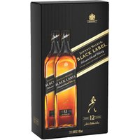 Johnnie Walker Black Label 12y Blended Scotch Whisky 40% 2x1L Twinpack
