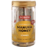 Biosota Australischer Manuka-Honig MGO 550+ in 12 praktischen Portionssticks. Honig für unterwegs.