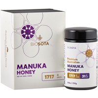 Biosota Organics Australischer Manuka-Honig MGO 1717+, 250g in Geschenkbox Einzigartige Stärke Seltene Entdeckung