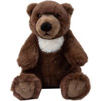 WWF Plush Toys Collection, WWF ECO Grizzly Bear Brown - 25 cm - 10"