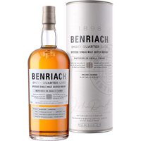 BenRiach Quarter Cask Peated Speyside Single Malt Scotch Whisky 46% 1L Geschenkverpackung
