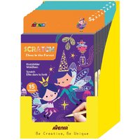 AVENIR, Display Kratzbilder-Block A5 2x4ass (MQ8)