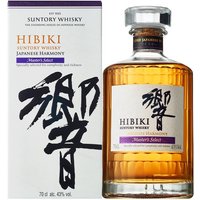 Hibiki Suntory Harmony Master's Select Japanese Blended Whisky 43% 0.7L Geschenkverpackung