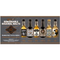 Douglas Laing's Remarkable Regional Malts Blended Malt Scotch Whisky 48% 6x0.05L Miniaturpack