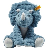 Steiff, Dixi Triceratops 28 petrol sitzend