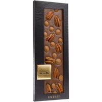 chocoMe Entrée - 41% Milchschokolade, Meersalz mit Tahiti-Vanille, Pecannüsse, Schokoladepastillen mit Karamellgeschmack