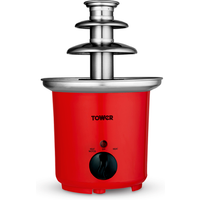 Tower 90W Chocolate Fountain Red