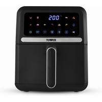 Tower 5 Litre Vortx Air Fryer with Digital Colour Display Black