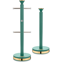 Tower Cavaletto Towel Pole and Mug Tree Jade