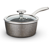 Tower Cerastone Pro 20cm Saucepan with Glass Lid Graphite