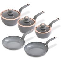 Tower Cavaletto 5 Piece Cookware Set Grey