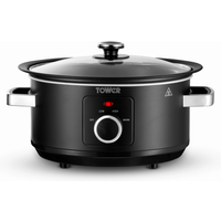 Tower 3.5 Litre Sear & Stew Slow Cooker Black