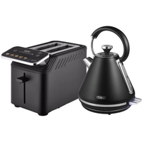 Tower Mirage Kettle & 2 Slice Toaster Black