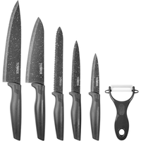 Tower Essentials 6 Piece Knife Set Grey