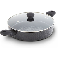 Tower Diamo 30cm Shallow Casserole Dish with Black Diamond Coating