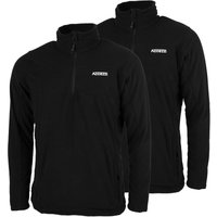 Accezzi fleece trui, heren, zwart, 2-pack