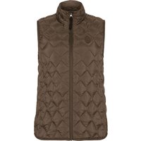 Didriksons Evy 2, synthetisch dons bodywarmer, dames, mocha