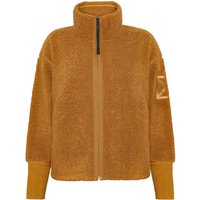 Didriksons Mella FZ 3, fleecevest, dames, spice brown