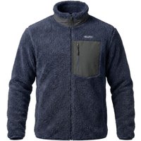 Helios Fjord Gequilt, fleece trui, blauw