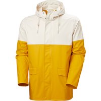 Helly Hansen Moss Block, regenjas, heren, geel/wit
