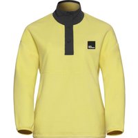 Jack Wolfskin Sumetro, fleecetrui, dames, geel