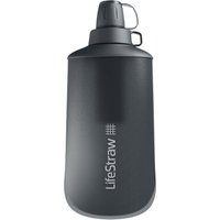 LifeStraw Peak Series Collabsible Squeeze Bottle, 650ml, donkergrijs