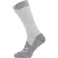 Sealskinz WP All Weather Mid Sock, sokken, grijs