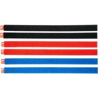 Tatonka Hook & Loop Strap Set 20mm, klittenbandriemen, multi, 6 stuks.