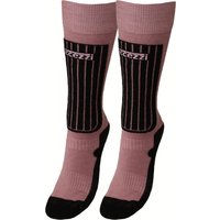 Accezzi Merino 50, ski socks, junior, 2 pairs, rose