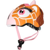 Crazy Safety Giraffe, bike helmet, junior, Brown
