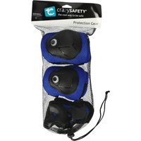 Crazy Safety, protective set, junior, blue